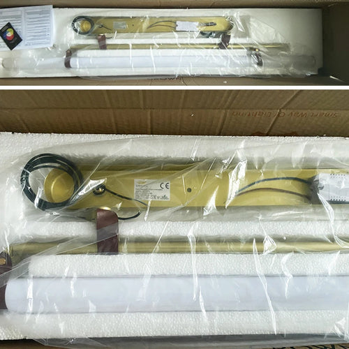 Lustre minimaliste bande led style tube lustre luminaire - vue 7 sur 10