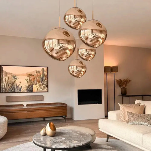 Lustres LED de lave modernes éclairage en PVC salon déco lampe suspendue luminaires de cuisine éclairage de lustre d'intérieur à la maison - vue 3 sur 17