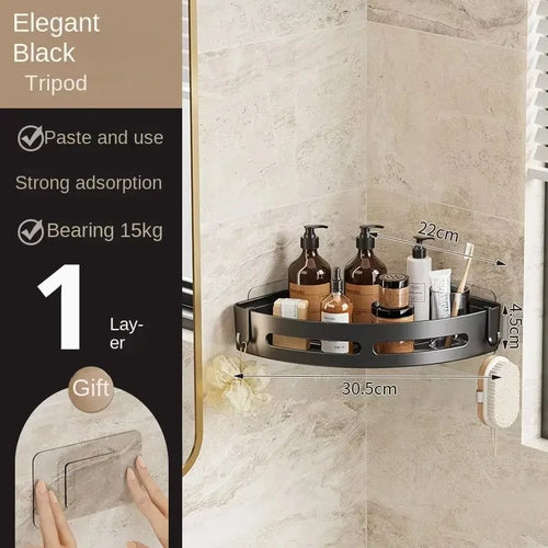 supports de rangement pour shampoing sans perforation pour douche