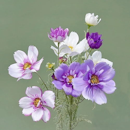 branche de fleurs artificielles en soie pour décoration de mariage - vue 2 sur 12