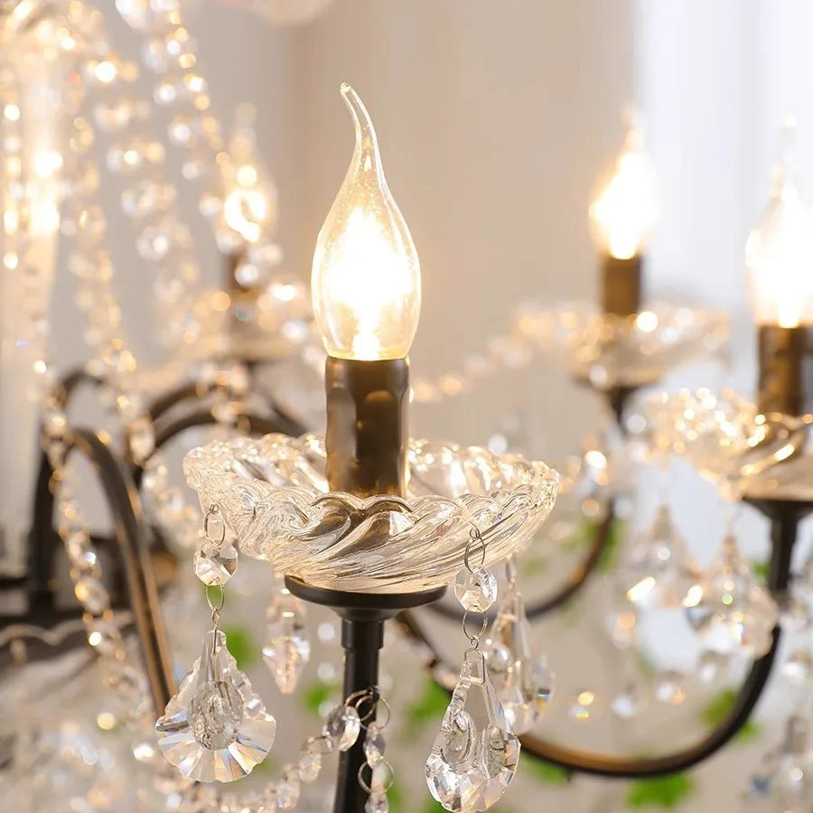 lustre moderne en cristal pour décoration intérieure élégante - vue 6 sur 11