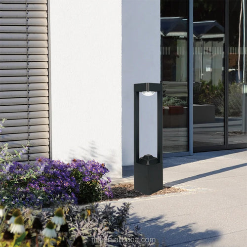 lampes solaires modernes en aluminium pour extérieur étanche éclairage jardin - vue 9 sur 12