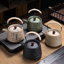 Service thé japonais kungfu céramique théière tasses rétro