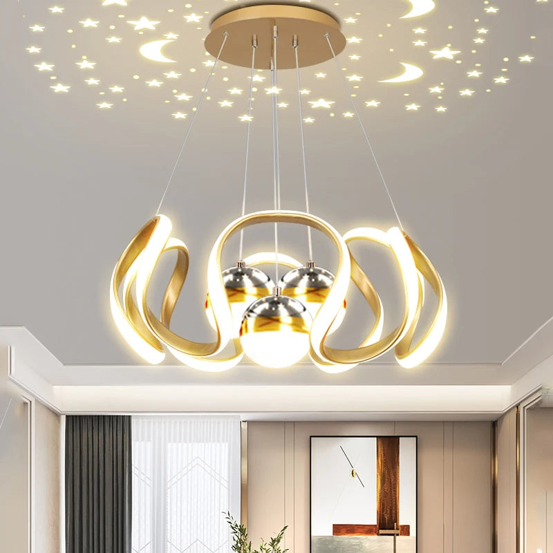 lustre moderne led décoration maison mode plafonnier luminaires