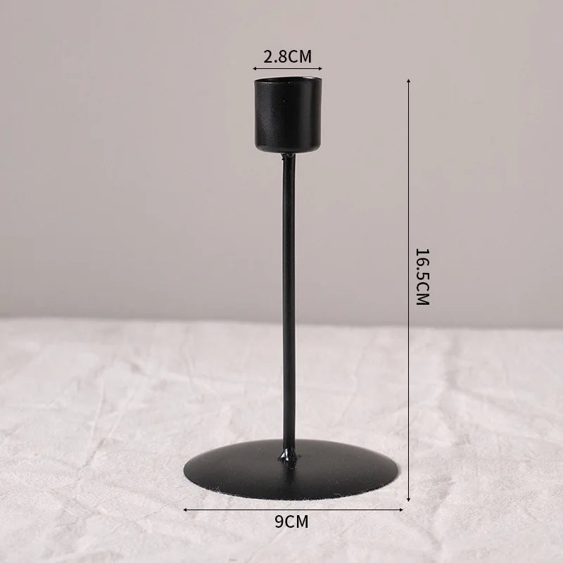 bougeoir nordique simple pour décoration de fête - vue 9 sur 10
