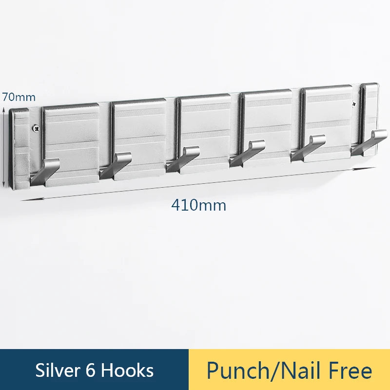 crochet mural sans clous pour manteau et accessoires de salle de bain - vue 21 sur 30