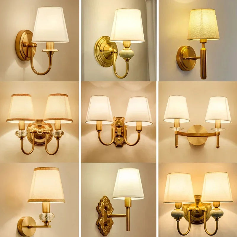 applique murale led simple style européen pour hôtel villa - vue 5 sur 15