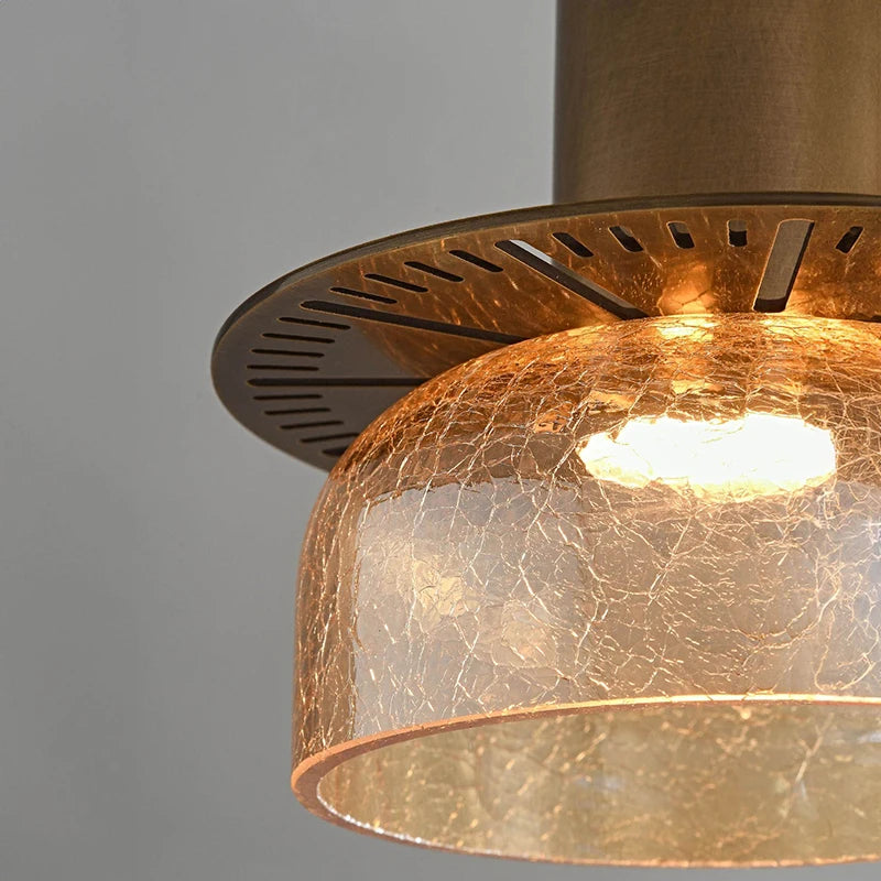 suspension créative en verre pour éclairage intérieur réglable - vue 6 sur 12