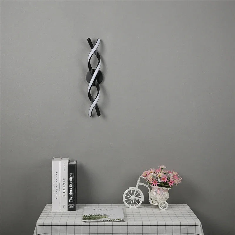 applique murale minimaliste moderne en acrylique led - vue 4 sur 8