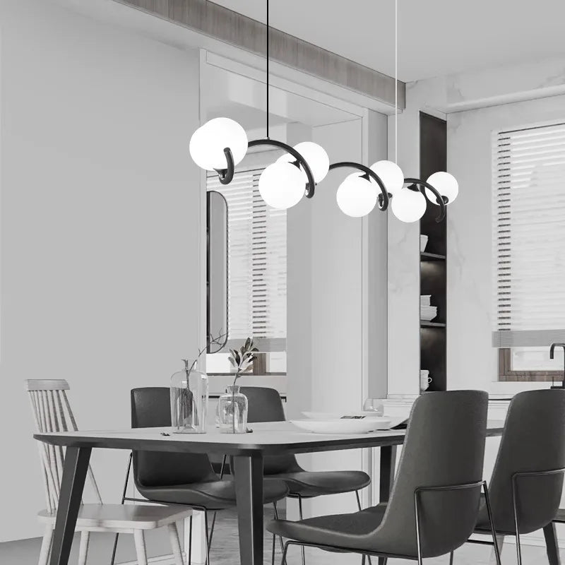 lustre led moderne pour éclairage intérieur suspendu