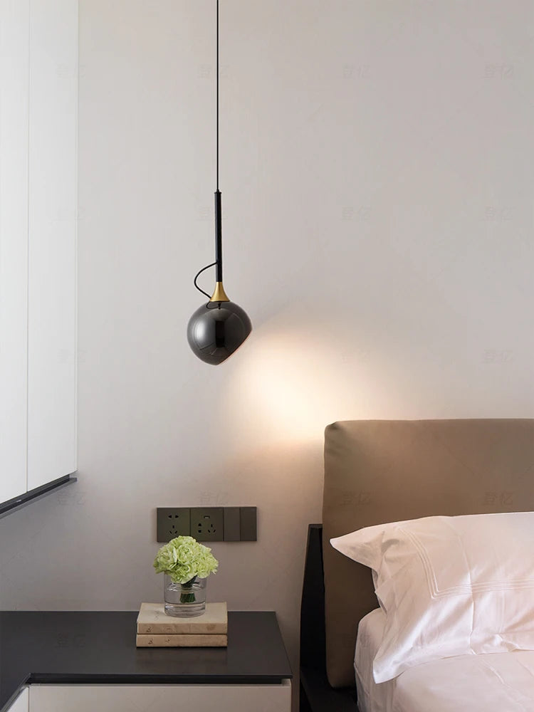 lampe de chevet magnétique moderne et minimaliste réglable - vue 3 sur 9