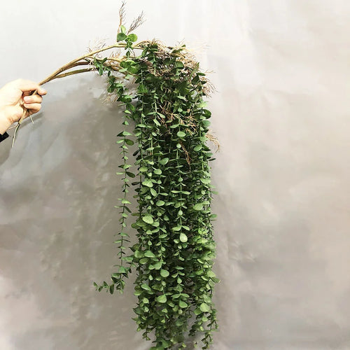 plantes artificielles en rotin pour décoration intérieure et extérieure - vue 2 sur 8