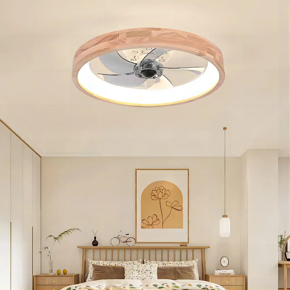 110V~265V APP and Remote Control Dual Intelligent Control  DC 6 speed Regulation Frequency Conversion Ceiling Fan Light - vue 3 sur 17