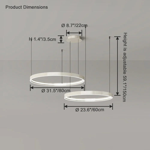 lustre moderne en métal pour éclairage intérieur élégant - vue 15 sur 16