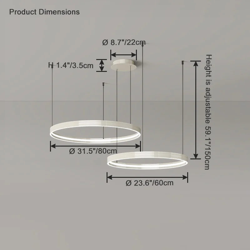 lustre moderne en métal pour éclairage intérieur élégant - vue 14 sur 16
