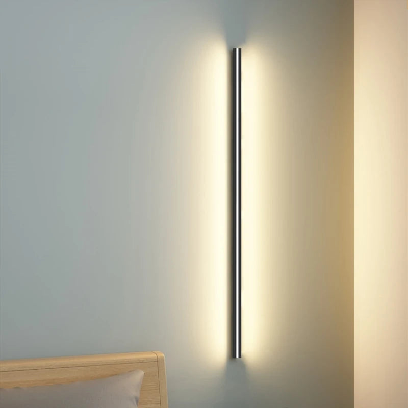 applique murale led moderne avec interrupteur à intensité variable
