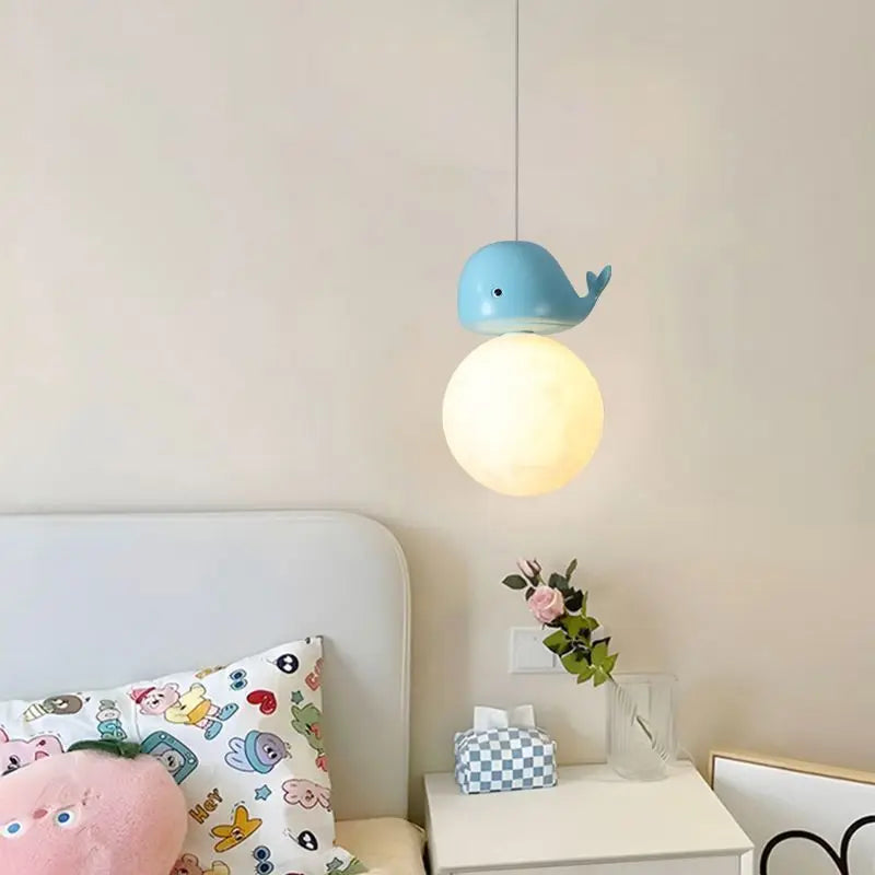 suspension design animal pour enfants cheval ours lapin baleine - vue 3 sur 10