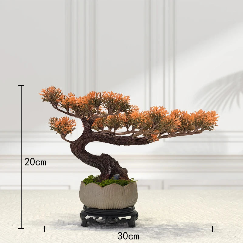 décoration intérieure faux arbre bonsaï style chinois pour un paysage apaisant - vue 13 sur 33