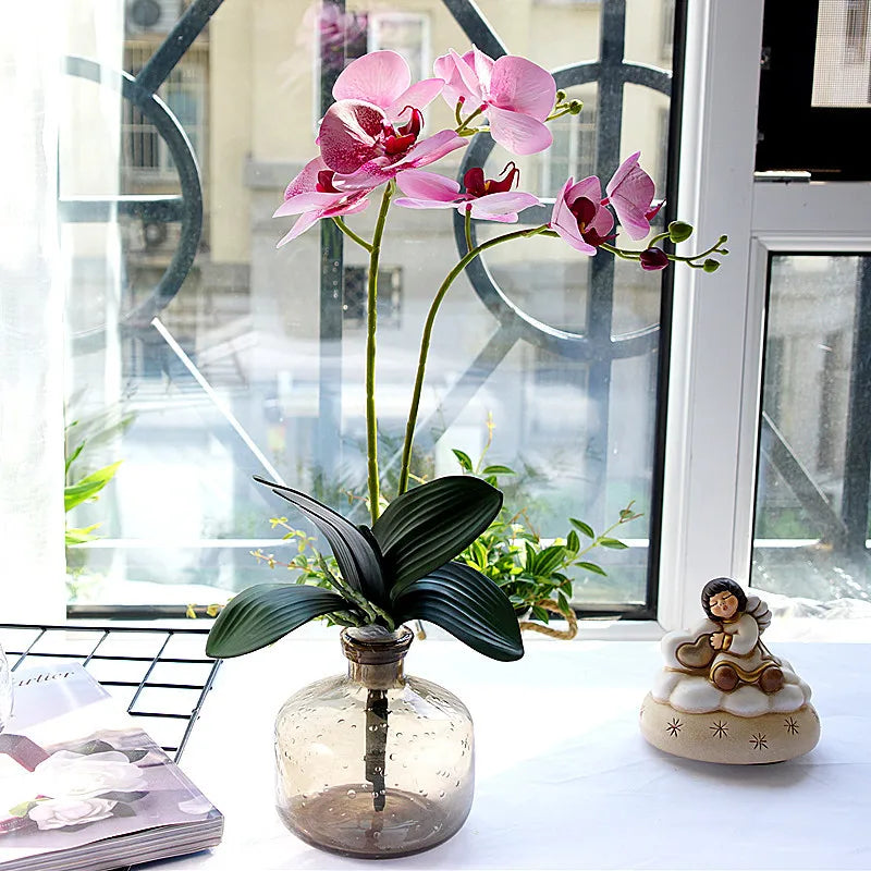 fleurs artificielles orchidées décoratives pour mariage et jardin - vue 3 sur 7