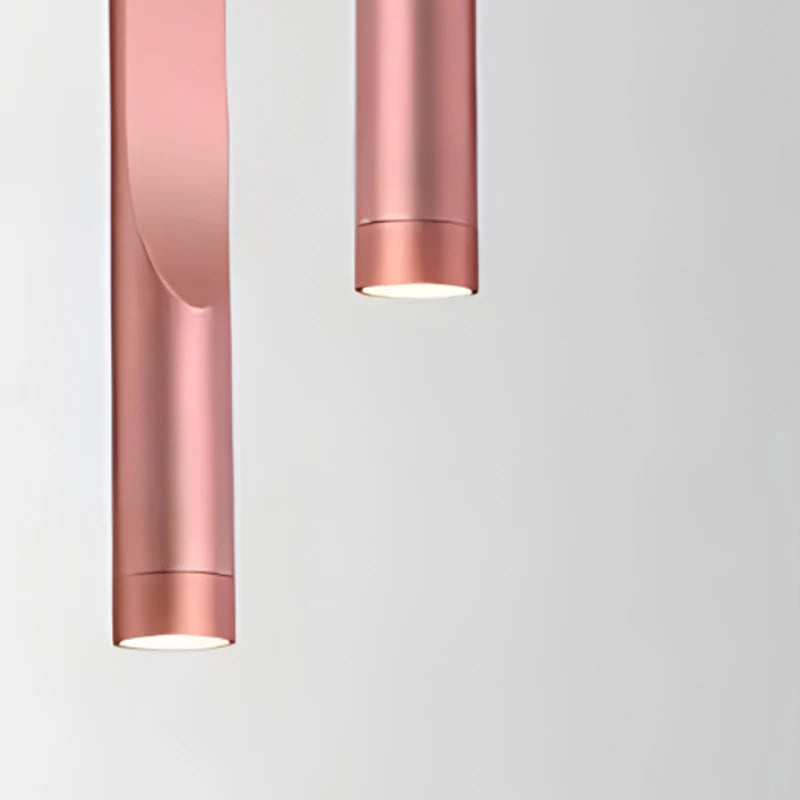 lustre moderne minimaliste en aluminium - vue 5 sur 8