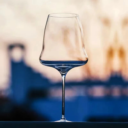Verre à champagne cristal fin fait main léger