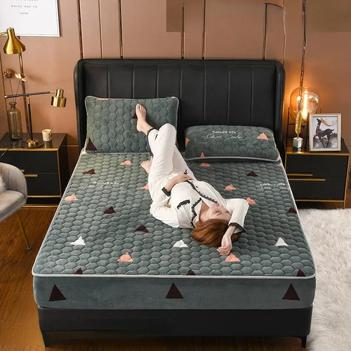 drap matelassé housse de protection en velours épais antidérapante