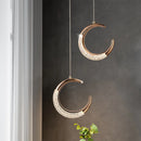 lustre moderne en cristal géométrique pour décoration intérieure