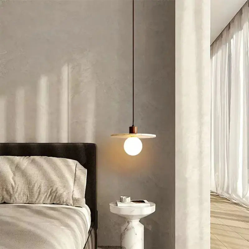 suspension sandyha rétro led créative petite pierre trou - vue 5 sur 15