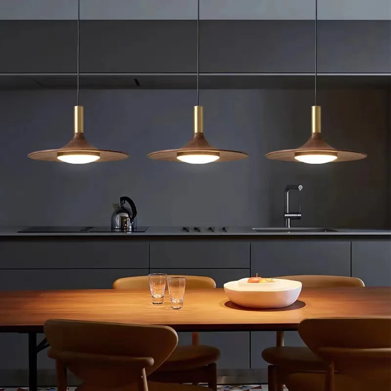 lustre moderne style ovni protection des yeux design contemporain - vue 4 sur 8