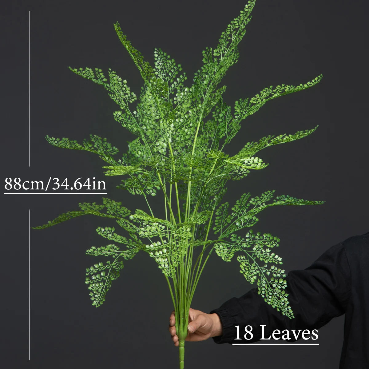 grandes feuilles de palmier artificielles pour décoration de jardin et fête - vue 5 sur 6