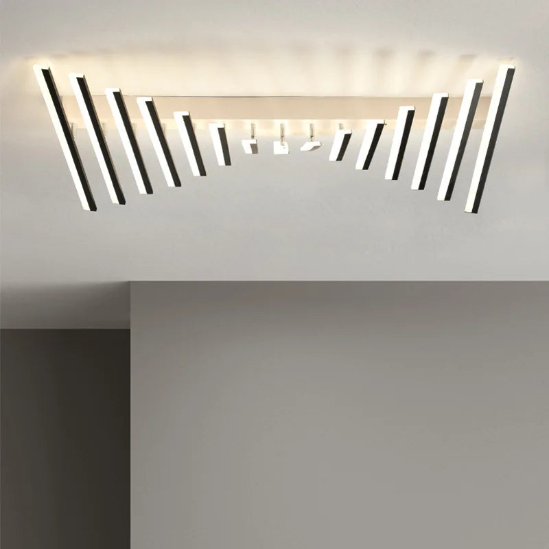 lustre moderne à leds pour décoration intérieure créative - vue 3 sur 12