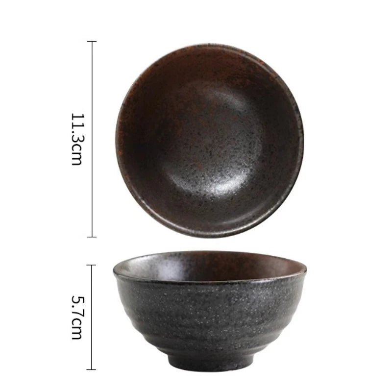 bol céramique forme corne style japonais 5 pouces