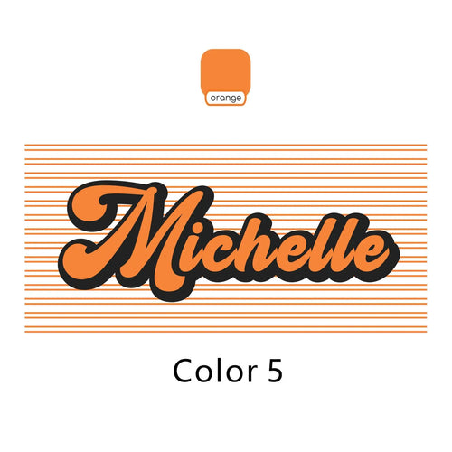 serviette de plage rayée retro personnalisée style hippie