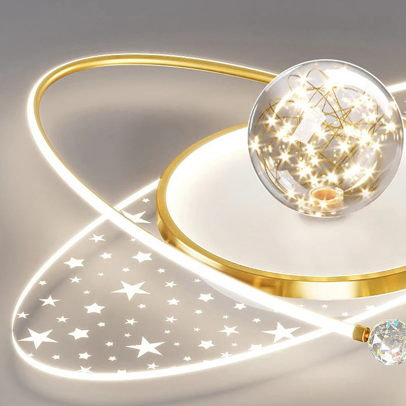 Plafonnier led rond décoratif enfant - vue 7 sur 15