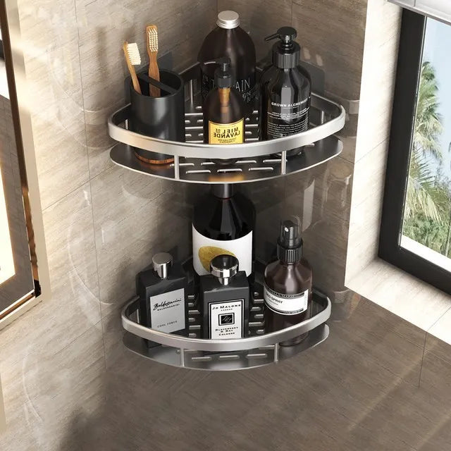 étagères murales de luxe antirouille pour accessoires de bain - vue 11 sur 17