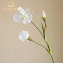 branche de fleur d'iris artificielle pour décoration de mariage et fêtes
