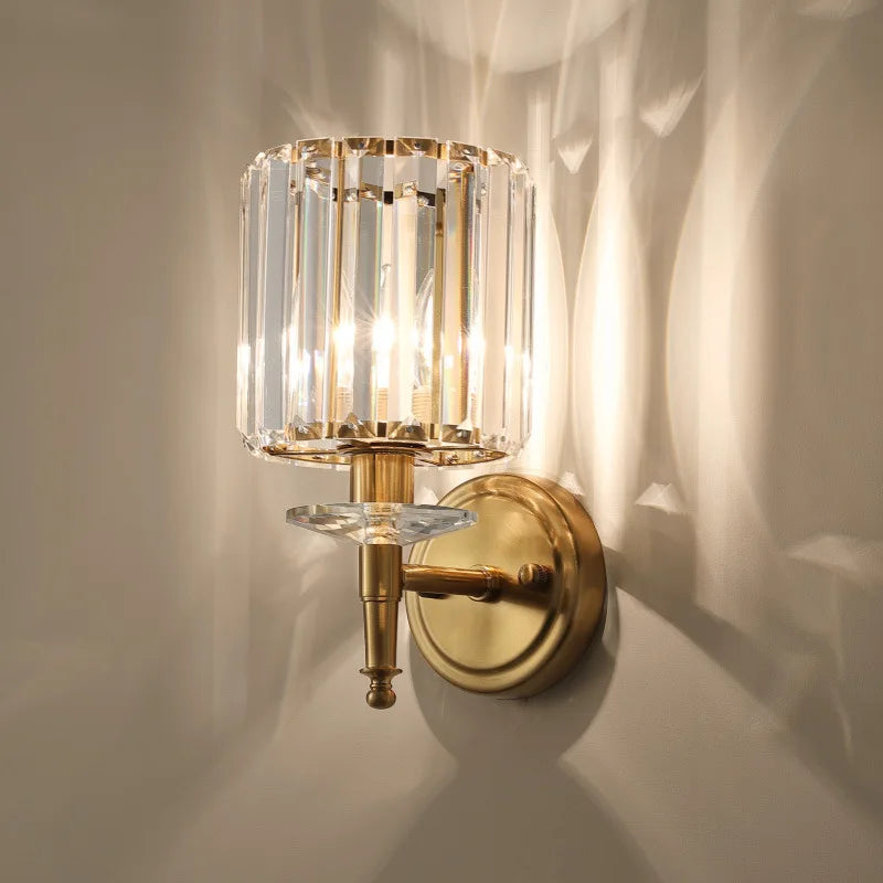 applique murale en cristal design pour intérieur élégant - vue 4 sur 8