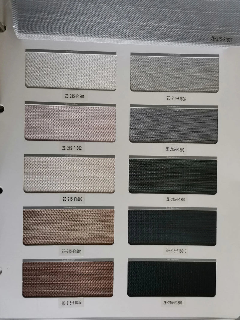 Store enrouleur zébré occultant tissu jacquard pour fenêtre