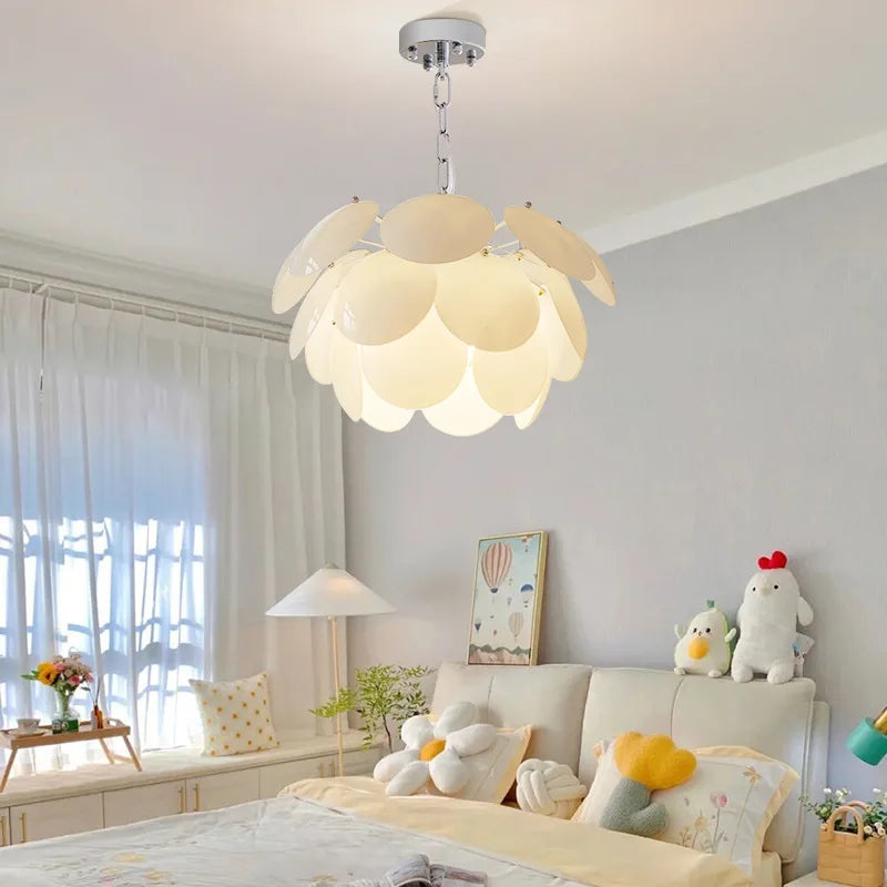 Denmark Glass Pine Cone Pendant Lamp Chandelier Hanging Light Fixture - vue 3 sur 8