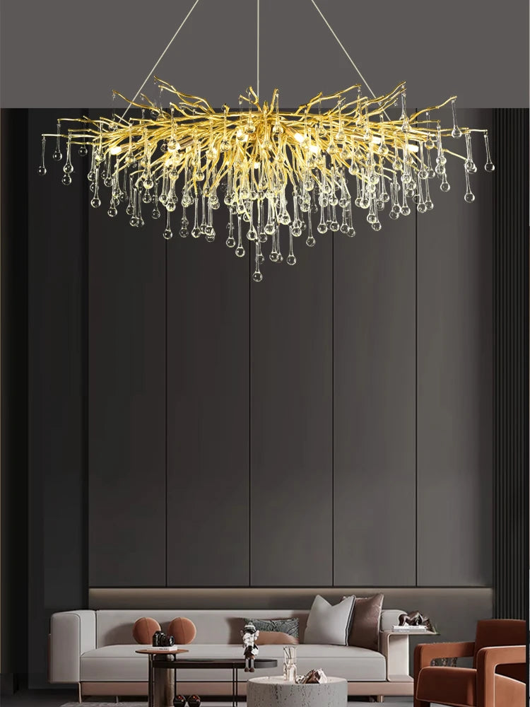 Pendant Lamp Chandelier,Pendant Lighting Fixtures,Pendant Lamp Chandelier,Tree-shaped Crystal Chandelier,Led Lighting Lamp, - vue 2 sur 10