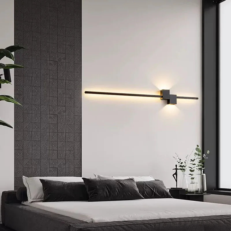 applique murale led minimaliste design artistique - vue 4 sur 15