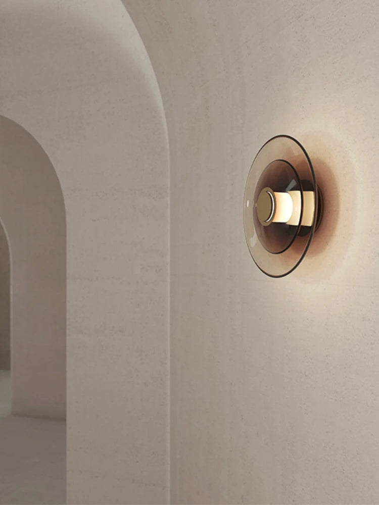 applique murale led en verre design créatif minimaliste pour intérieur - vue 5 sur 12