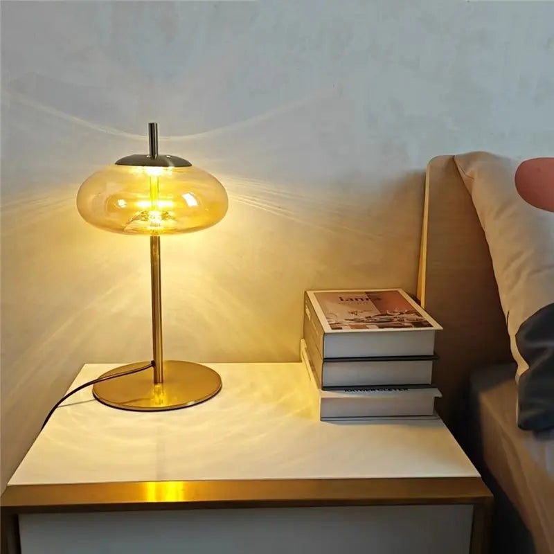 lampadaire minimaliste en verre design pour intérieur moderne - vue 5 sur 8