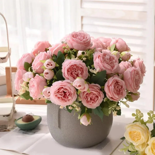 fleurs artificielles pour décoration mariage et scrapbooking - vue 3 sur 9
