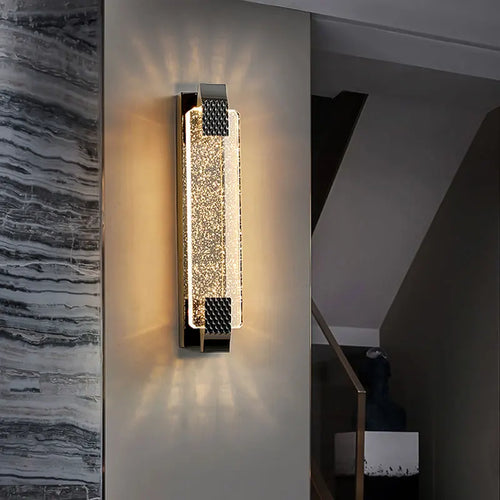 applique murale luxe nordique en cristal moderne éclairage décoratif - vue 4 sur 15