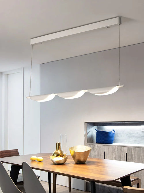 lustre moderne led éclairage suspendu pour espace contemporain - vue 5 sur 12