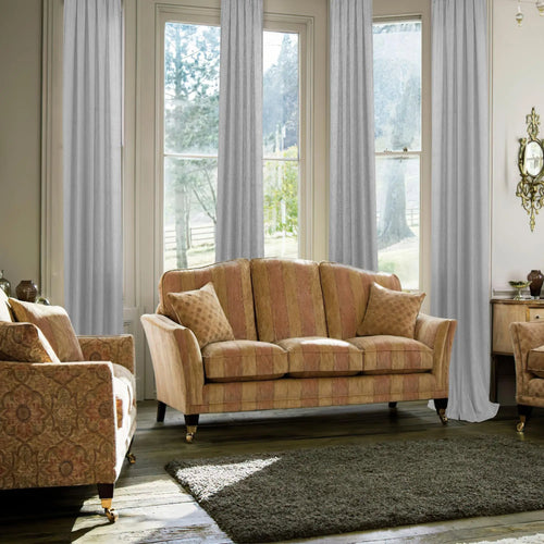 Voilage tulle imitation lin sur mesure grande hauteur - vue 2 sur 10