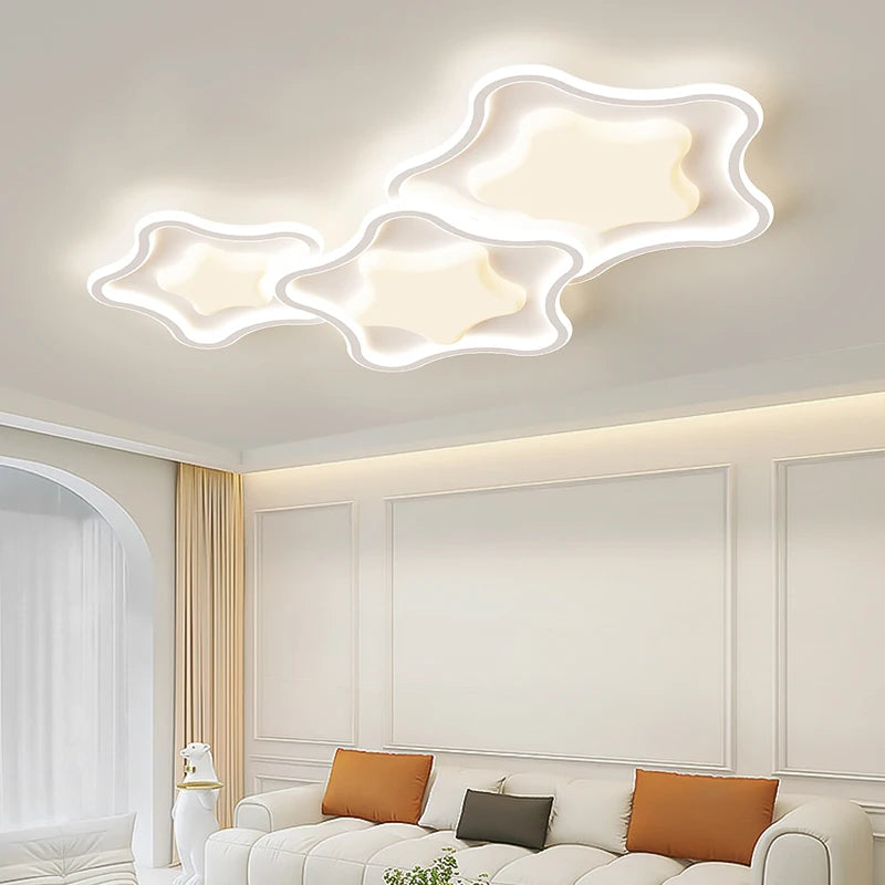 plafonnier moderne minimaliste LED atmosphère