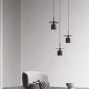 suspension LED en laiton avec cordon réglable pour magasin