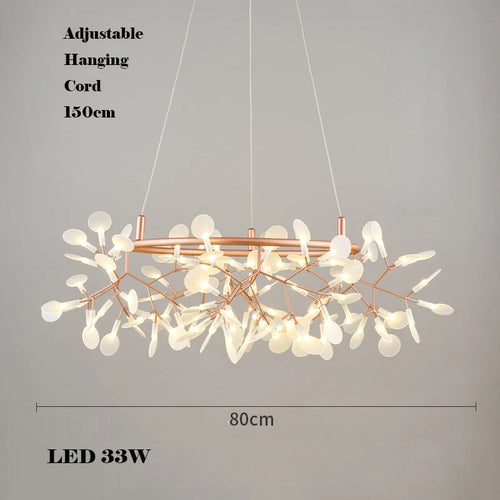 lustre LED créatif en acier inoxydable et acrylique pour décoration intérieure - vue 11 sur 18